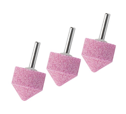 Шарошка абразивная, конус, 32 x 32 x 6 мм, F46, 3 шт Matrix