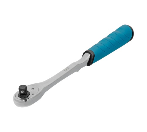 Ключ-трещотка 1/2", CrV, 90 зубьев, усиленный, хром Gross Ключ-трещотка 1/2", CrV, 90 зубьев, усиленный, хром Gross