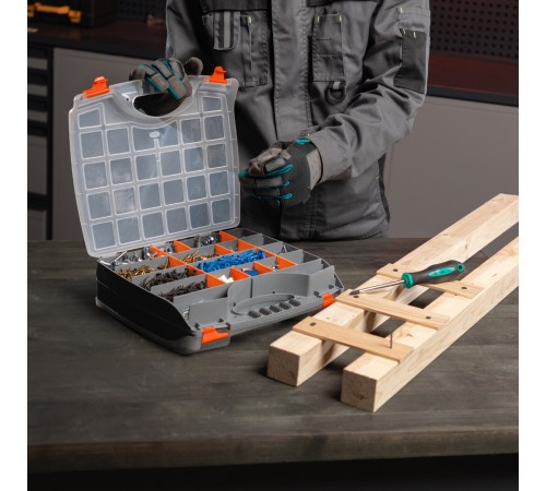 Органайзер двухсторонний 325 x 280 x 85 мм, пластик Stels