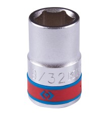 Головка торцевая стандартная шестигранная 1/2", 19/32", дюймовая KING TONY 433519S