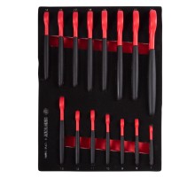 Набор рожковых диэлектрических ключей, 7-24 мм, ложемент, 15 предметов KING TONY 9-12FVE15MRV