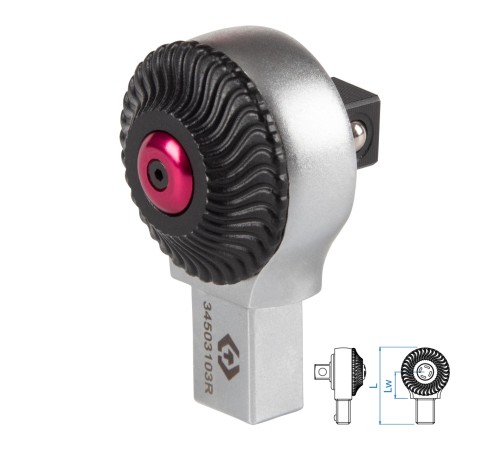 Насадка трещоточная серии "FIT", 3/8", 9х12 мм KING TONY 34503103R