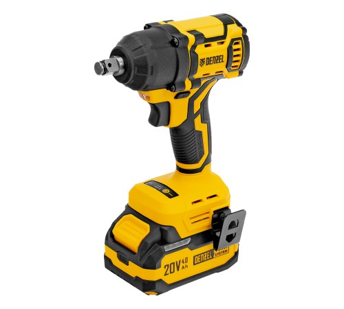Гайковерт ударный аккумуляторный бесщет. CIWH-BL-20-500, Li-Ion, 20 В// Denzel