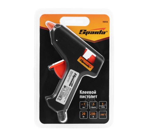 Клеевой пистолет 7 мм, 20 Вт, 5 г/мин Sparta