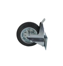 Колесо поворотное усиленное резина SRCB 80 200 мм с тормозом Колесо поворотное усиленное резина SRCB 80 200 мм с тормозом