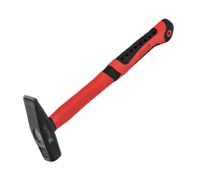 Молоток слесарный, 300 г, фибергласовая обрезиненная рукоятка Matrix