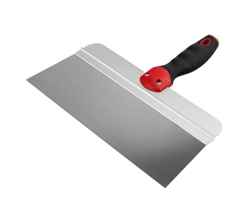Шпатель фасадный из нержавеющей стали, 300 мм, двухкомпонентная ручка, широкое полотно Matrix