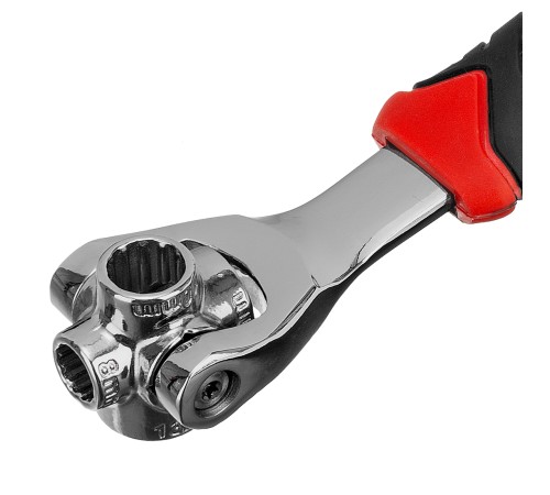 Ключ универсальный 48 в 1, СrV, 8-19мм, Spline Matrix