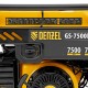 Генератор инверторный GS-7500iFEA, 7,5 кВт, 230 В, открытый корпус, электростартер, ATS DENZEL