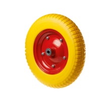 Колесо литое полиуретановое 360 мм PU 2400-16-1 (16 мм шариковый подшипник)
