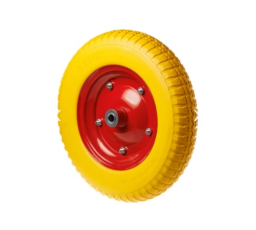 Колесо литое полиуретановое 360 мм PU 2400-16-1 (16 мм шариковый подшипник) Колесо литое полиуретановое 360 мм PU 2400-16-1 (16 мм шариковый подшипник)