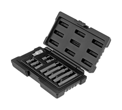 Набор бит SPLINE, шестигранный хвостовик 1/2'', CrV, 10 мм, 11 предметов Stels