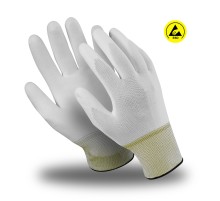 Перчатки Manipula Specialist® Микростатик (ESD) (нейл.+полиур.+медн.), MG-164