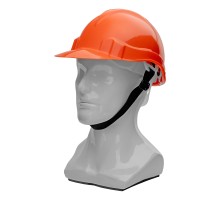 Каска защитная из ударопрочной пластмассы, оранжевая Сибртех