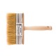 Кисть-ракля, 40 х 140 мм, натуральная щетина, деревянный корпус, деревянная ручка