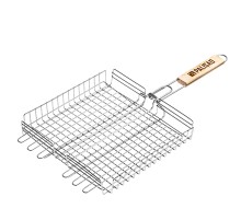 Решетка-гриль 340х340х60 мм, объемная, нержавеющая сталь, Camping Palisad