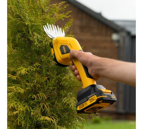 Ножницы-кусторез аккумуляторные GS-20, Li-Ion, 20 В Denzel