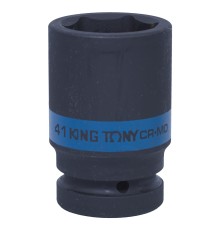 Головка торцевая ударная глубокая шестигранная 1", 41 мм KING TONY 843541M