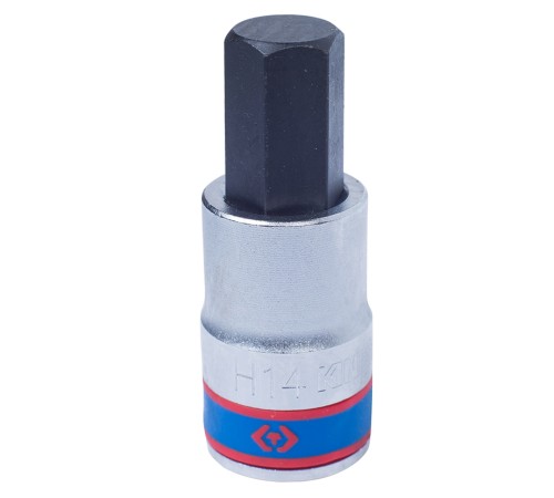 Насадка (бита) торцевая 1/2", Hex, 14 мм, L = 60 мм KING TONY 402514 Насадка (бита) торцевая 1/2", Hex, 14 мм, L = 60 мм KING TONY 402514