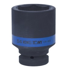 Головка торцевая ударная глубокая шестигранная 1", 54 мм KING TONY 843554M