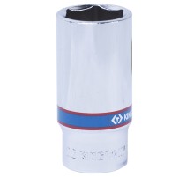 Головка торцевая глубокая шестигранная 3/8", 24 мм KING TONY 323524M Головка торцевая глубокая шестигранная 3/8", 24 мм KING TONY 323524M