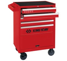 Тележка инструментальная, 5 выдвижных ящиков и отсек, "CLASSIС" KING TONY 87432-5B