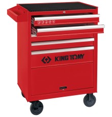 Тележка инструментальная, 5 выдвижных ящиков и отсек, "CLASSIС" KING TONY 87432-5B