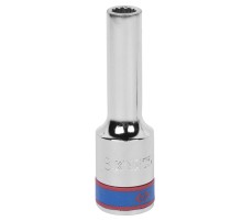Головка торцевая глубокая двенадцатигранная 1/2", 8 мм KING TONY 423008M