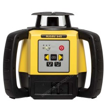 Ротационный нивелир Leica Rugby 640 комплект с приемником Rod Eye 120