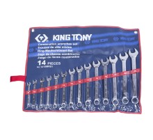 Набор комбинированных ключей, 8-24 мм, 14 предметов KING TONY 1215MR01 Набор комбинированных ключей, 8-24 мм, 14 предметов KING TONY 1215MR01