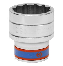Головка торцевая стандартная двенадцатигранная 1/2", 29 мм KING TONY 433029M