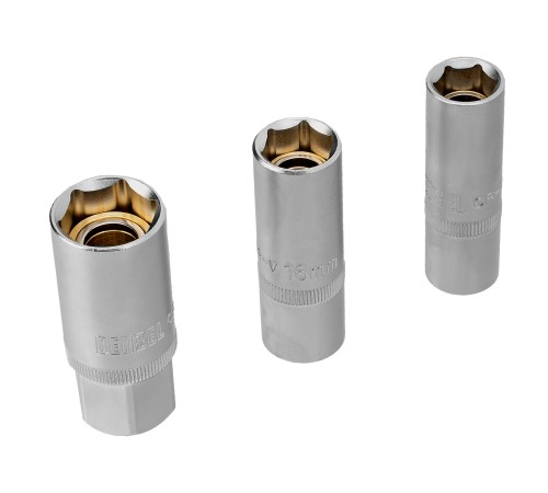 Набор инструментов, 1/2", 1/4", 3/8", CrV, S2, пластиковый кейс, 144 предмета Denzel