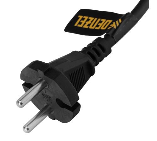 Шнур сетевой Energy Series, ПВС, 3 м, 2 x 1 мм, с неразборной вилкой, черный, Denzel Шнур сетевой Energy Series, ПВС, 3 м, 2 x 1 мм, с неразборной вилкой, черный, Denzel
