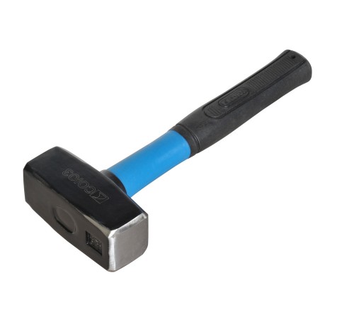 Кувалда 1500 г, кованый боек, фиберглассовый черенок, СОЮЗ