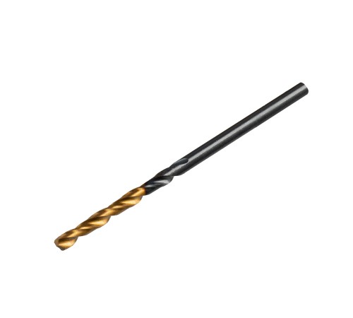 Сверло по металлу, 2 мм, HSS-Tin, Golden Tip, 10 шт. Denzel