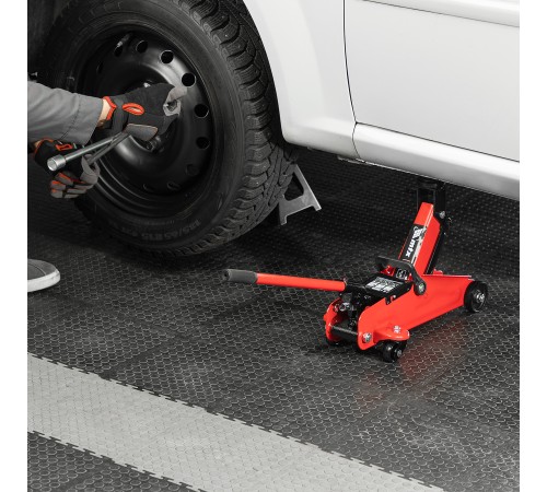 Домкрат гидравлический подкатной, 2 т, 135-320 мм MTX