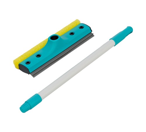 Щетка-окномойка с водосгоном, пластиковый черенок, 430х220 мм, Home Palisad