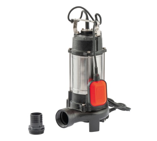Фекальный насос SP-1500B, 1500 Вт, напор 19 м, 25000 л/ч, нож MTX