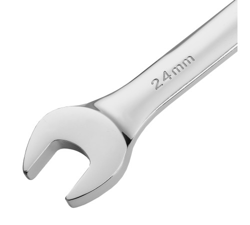 Ключ комбинированный, с трещеткой, 24 мм Denzel