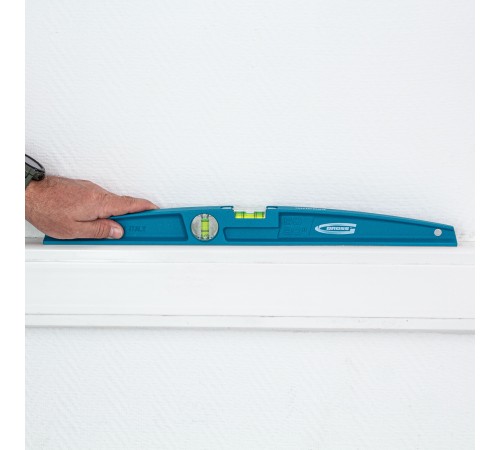 Уровень литой, 500 мм, 2 глазка Gross