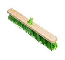 Щетка деревянная для пола, 500 мм, пятирядная, тулейка с резьбой под углом, без черенка Сибртех