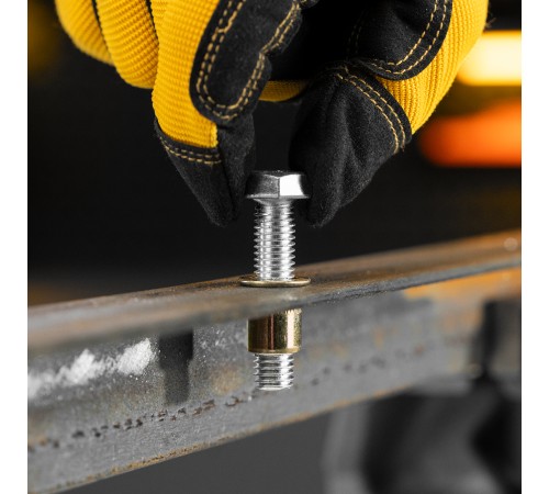 Заклепки резьбовые, стальные, оцинкованные, М10, пластиковый кейс, 35 шт. Denzel