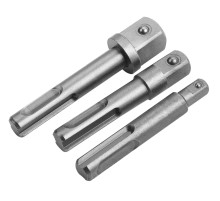 Набор переходников SDS+>1/4", 3/8", 1/2", 3 предмета TOLSEN TT77865 Набор переходников SDS+>1/4", 3/8", 1/2", 3 предмета TOLSEN TT77865