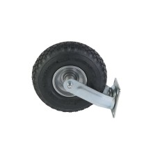 Колесо пневматическое резиновое 260 мм PRS 85 поворотное на кронштейне Колесо пневматическое резиновое 260 мм PRS 85 поворотное на кронштейне