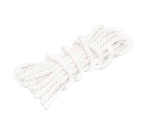 Веревка х/б, D 18 мм, L 11 м, крученая, 567 кгс Сибртех Веревка х/б, D 18 мм, L 11 м, крученая, 567 кгс Сибртех