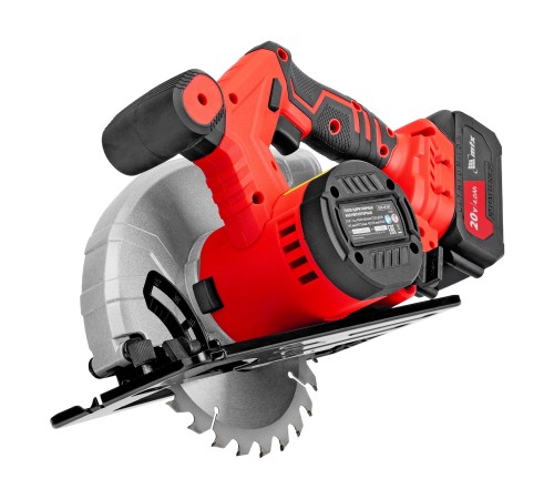 Пила циркулярная аккумуляторная CCSU-20-165, 165 мм, Li-Ion, 20 В// MTX