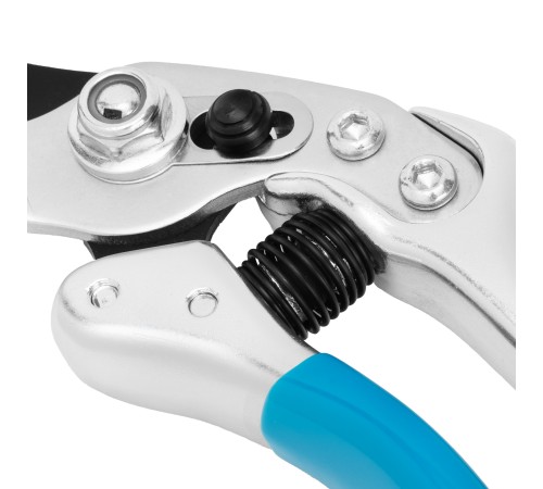 Секатор прямого реза, 230 мм, усиленный, нижняя рукоятка в ПВХ - оболочке, Luxe, Palisad