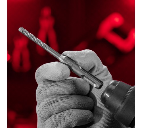 Бур по бетону, 6 x 110 мм, SDS Plus c крестовой пластиной Matrix