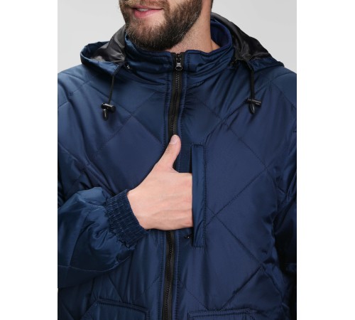 Куртка демисезонная Бомбер-Люкс (тк.Дюспо), синий