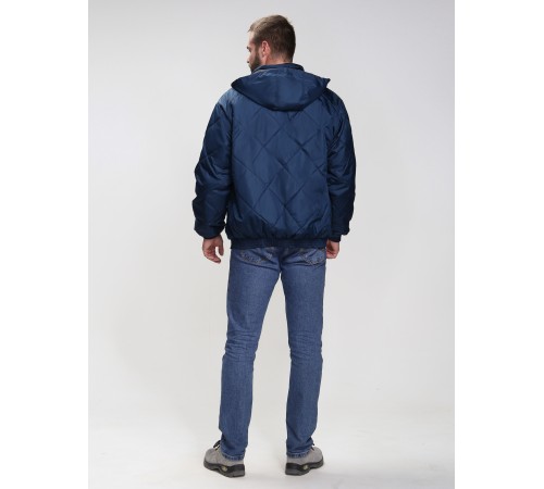 Куртка демисезонная Бомбер-Люкс (тк.Дюспо), синий